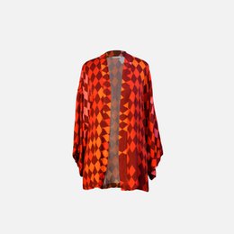 Kurzer Kimono, MEDEA, rot