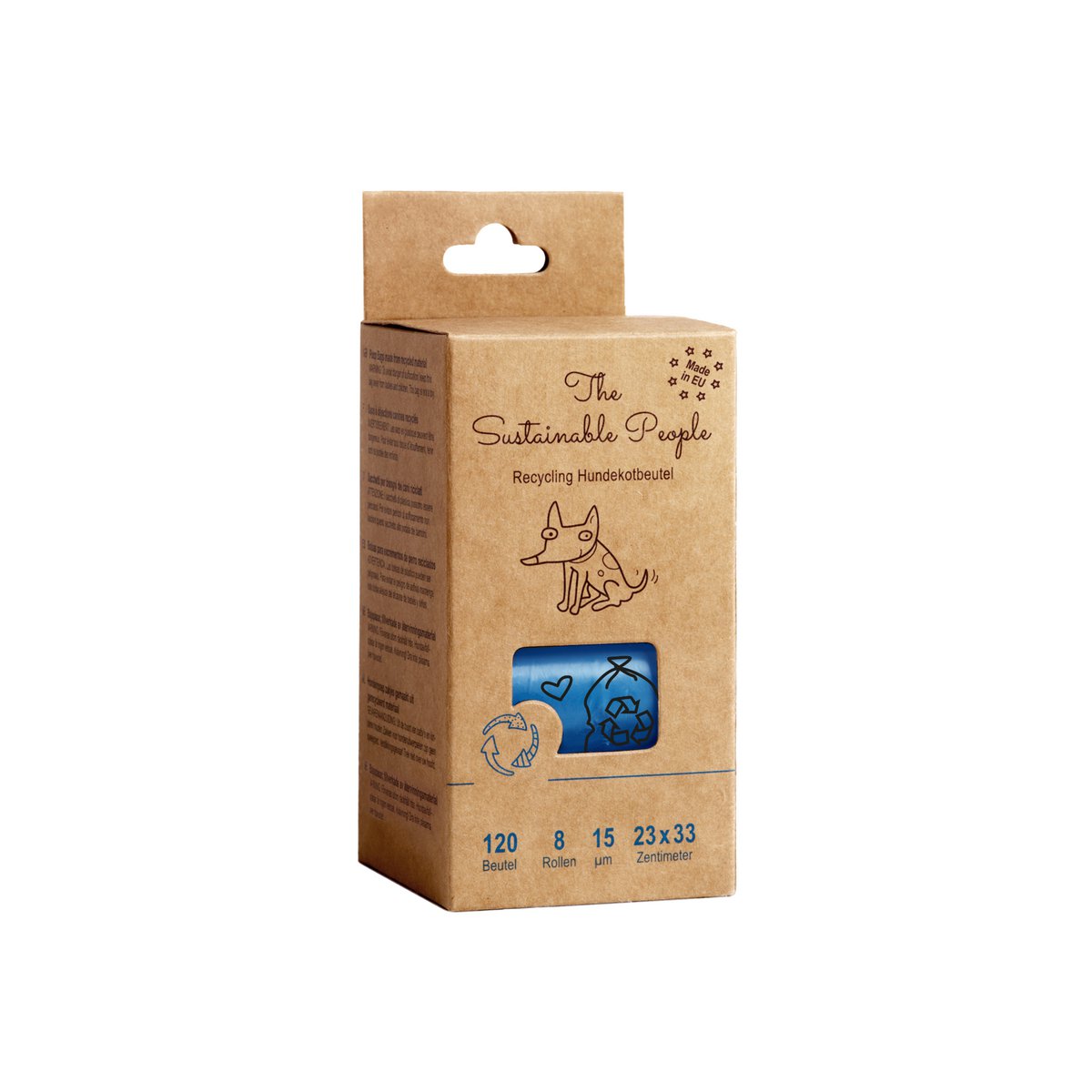 Recycled Poop Bags, Made in EU, Blue Angel certified