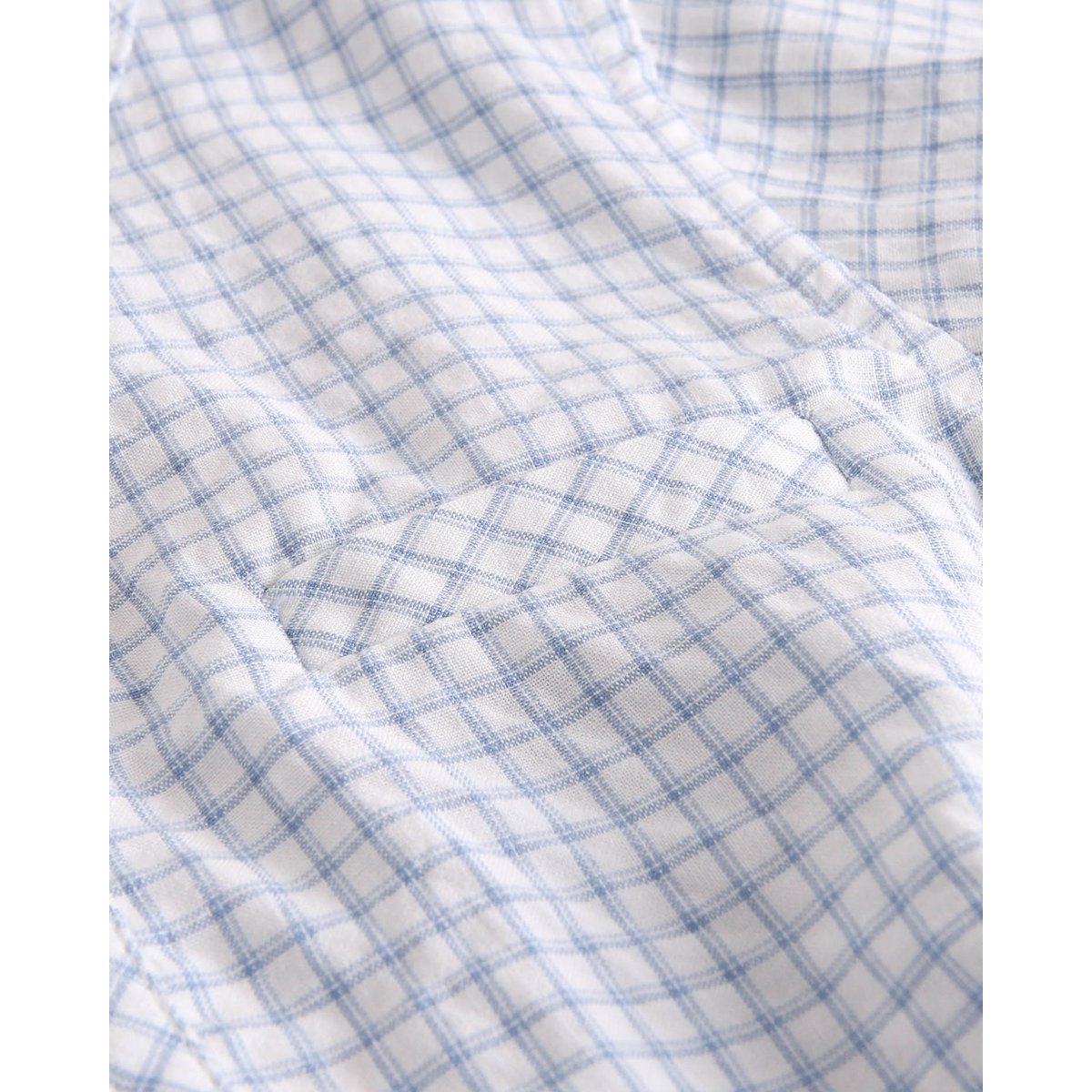 Kid's Pastel Blue Plaid Shirt M20-21501413