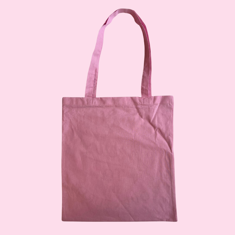 1-STK %23StatementBag Skål for nye eventyr "Message on Bag" stoftaske jutepose indkøbstaske bomuld