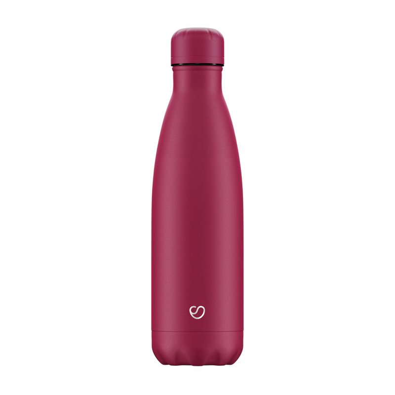 Slokky Matte Pink Bottle & Lid - 500ml