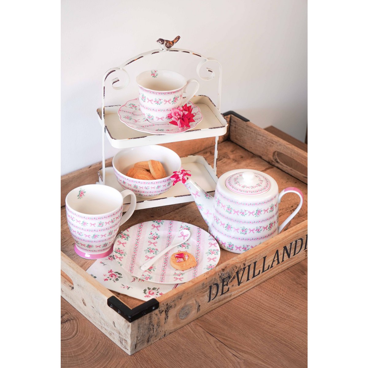 Porcelain bowl Ribbon 400 ml Isabelle Rose