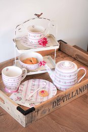 Porcelain bowl Ribbon 400 ml Isabelle Rose