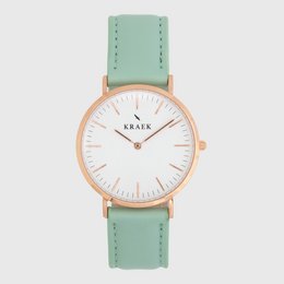 Adeline | Rose Gold | Green | 36 mm