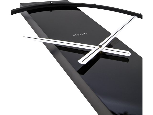 Wall clock NeXtime Carl 50.8 x 58.2 cm black