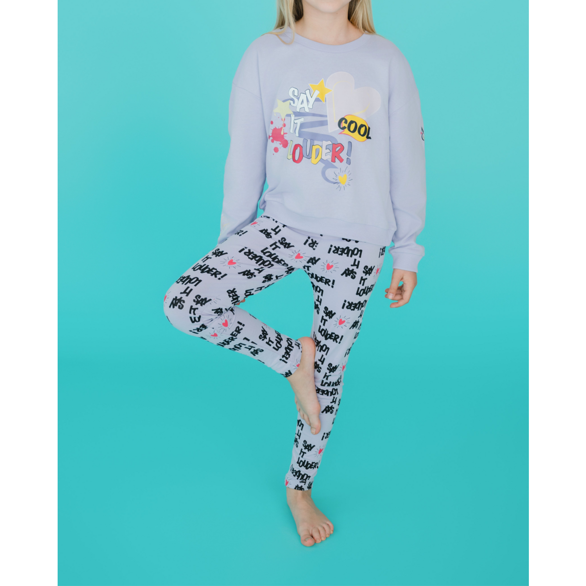 Lea Luxe Legging pastel lila