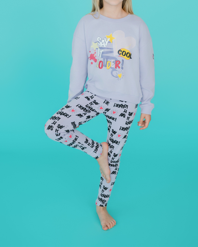 Lea Luxe Legging Pastell Lilac
