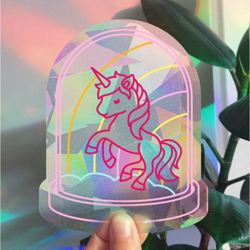 Adesivo/carta per finestra Rainbowmaker - Unicorno