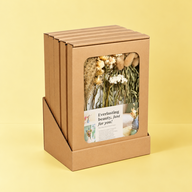 Giftbox - Dried Flowers in Letterbox - Natural