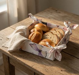 Cestino per il pane a farfalla