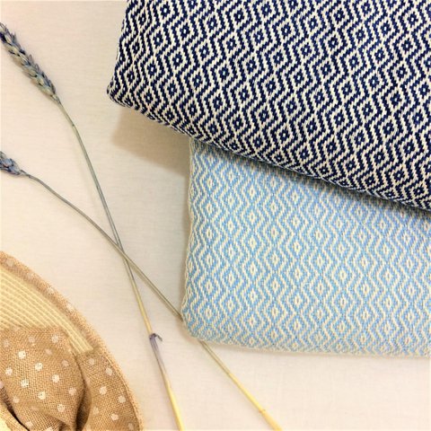 "Marmaris" hand-woven blanket