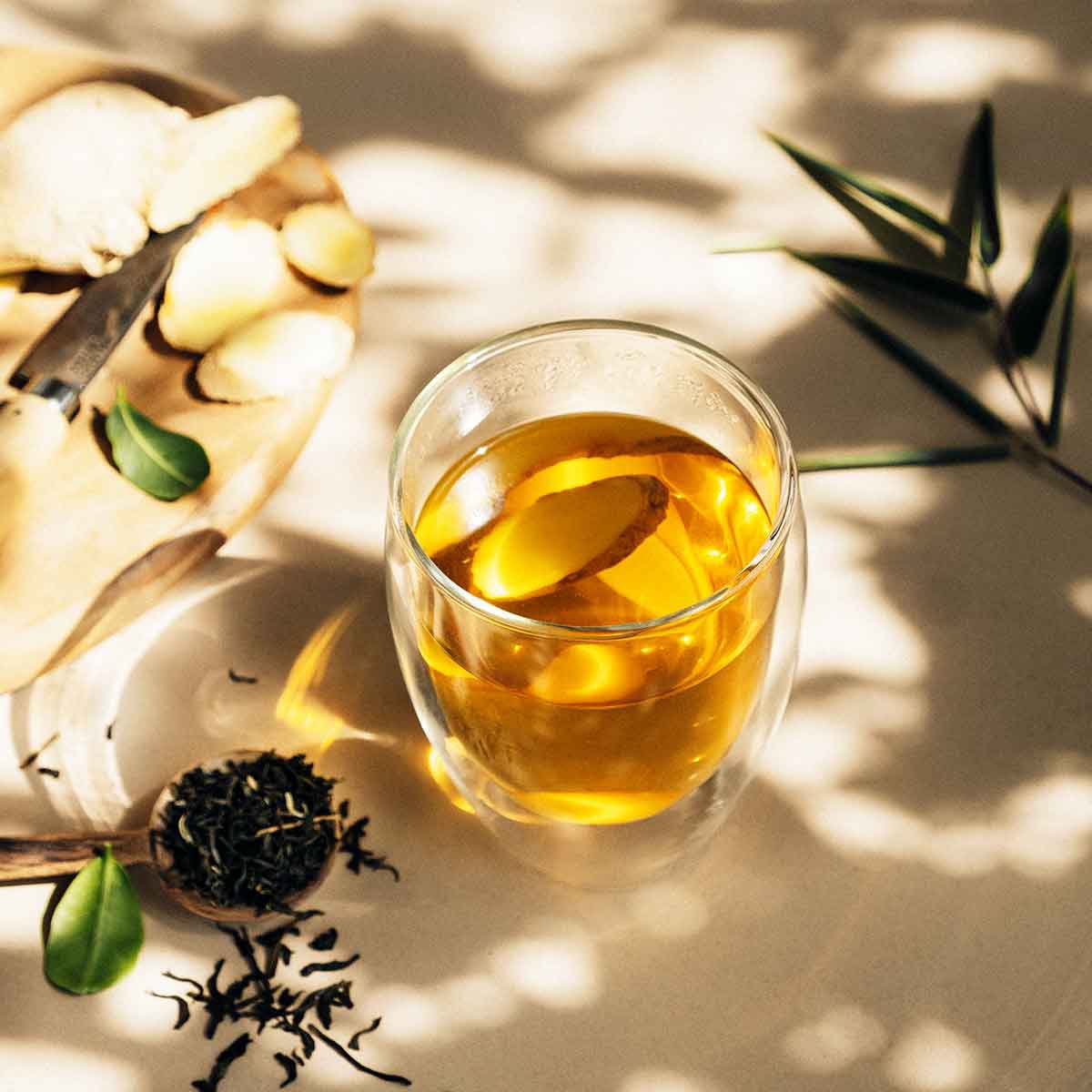 Double-walled tea glass