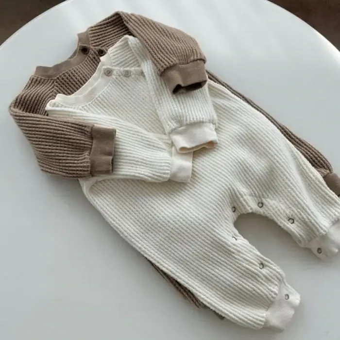 Annie & Charles® Waffle Piqué Jumpsuit