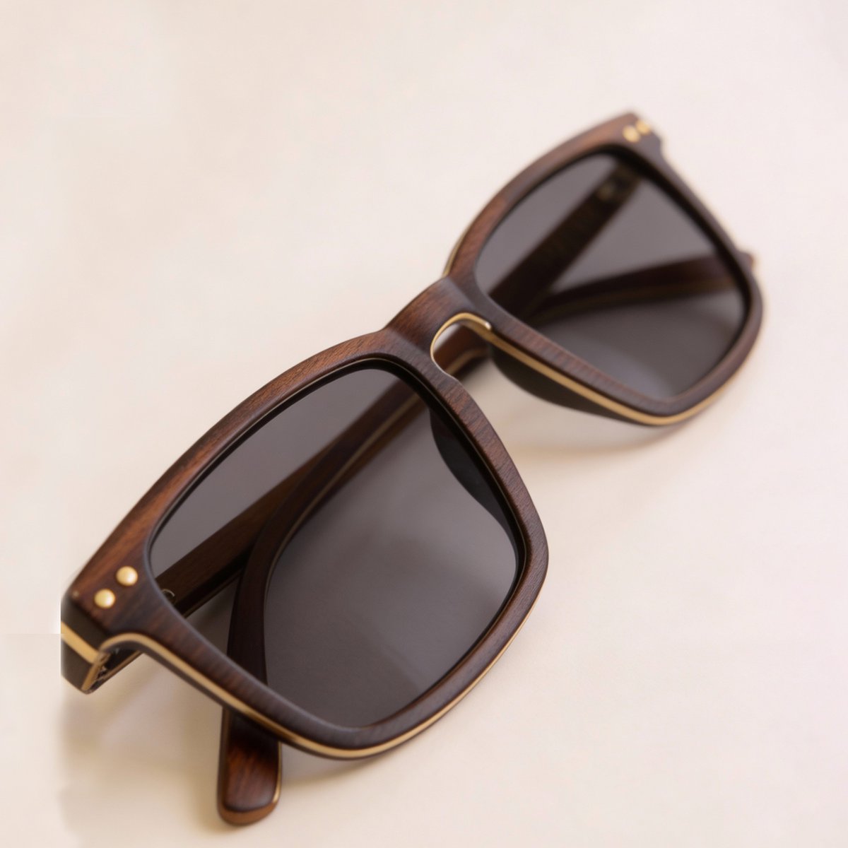 Wooden Sunglasses for Women – Polarized UV400 – Ebony Frame