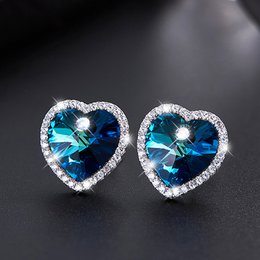 Ohrstecker Blue Hearts