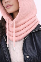 TikTok Hype 2026 Sturmhaube Damen – 10+ Farben – Schal & Mütze – Warm – Trendy