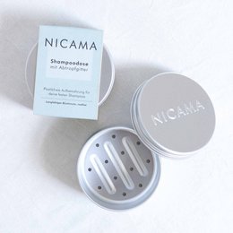NICAMA Shampoodose mit Abtropfgitter