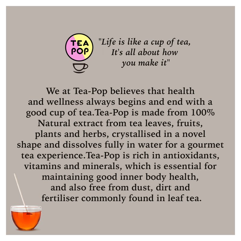 Klassische Mischung Tea On-a-Stick! 6 ERITY OF TEA IN ON PACK | 100% natürlich | Löst sich in Wasser auf