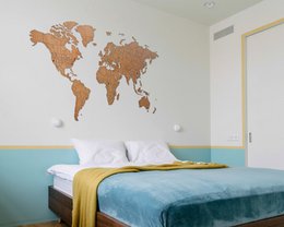 Carte du monde en bois - True Puzzle