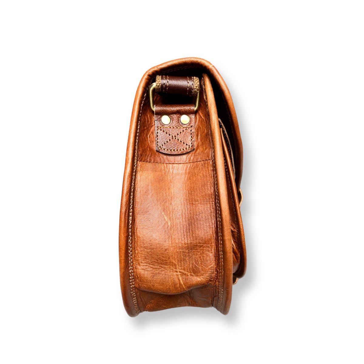 Borsa a tracolla in pelle naturale KALI 33 cm