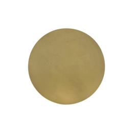 Gold metal table top Ø 60 x 46 h cm
