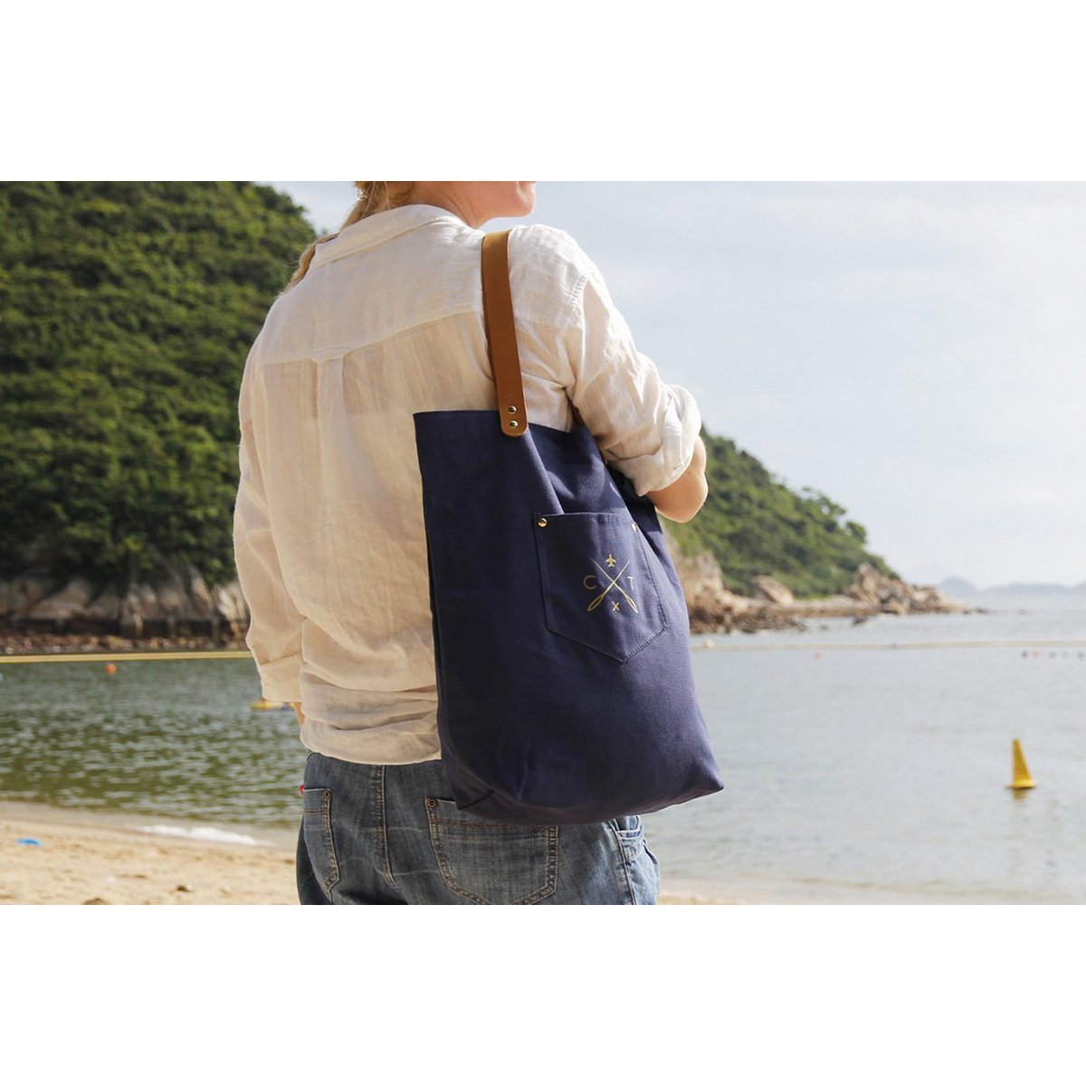 Sac fourre-tout Stitch - Navy
