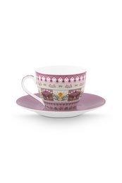 Set/2 Espresso Cups and Saucers Lily&Lotus 120ml
