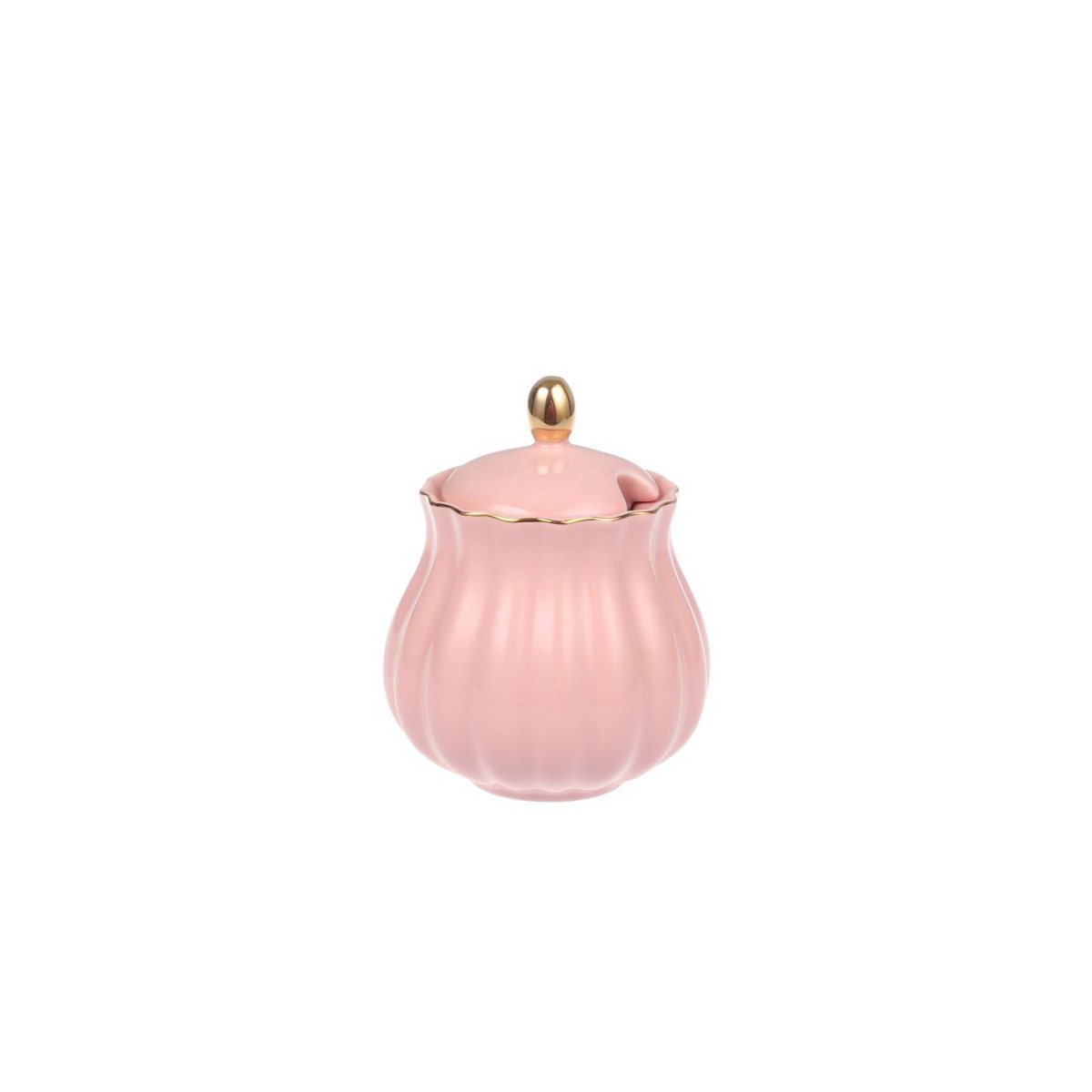 Royal Rose azucarero rosa con borde dorado 200 ml Isabelle Rose