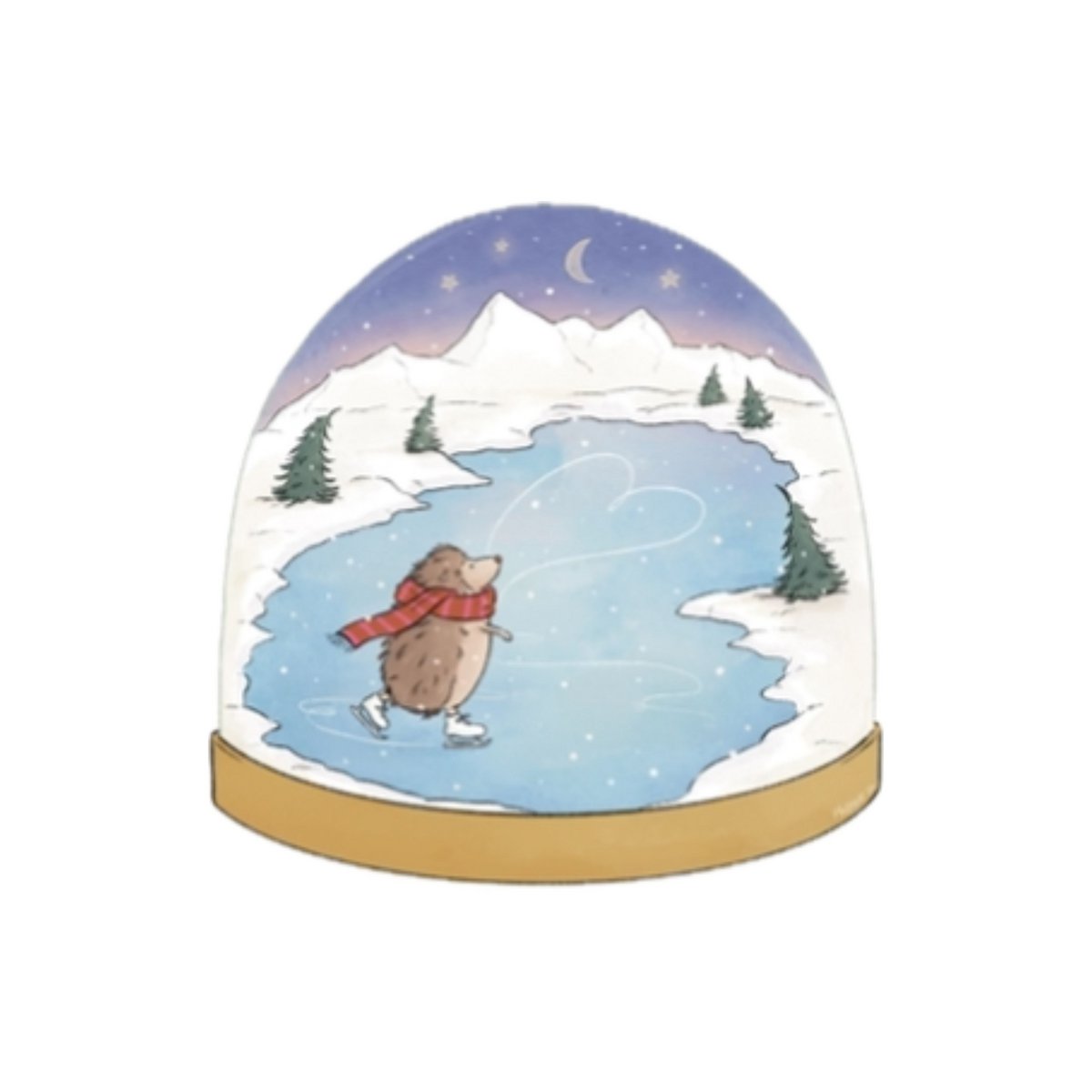 Christmas card - hedgehog no. 4