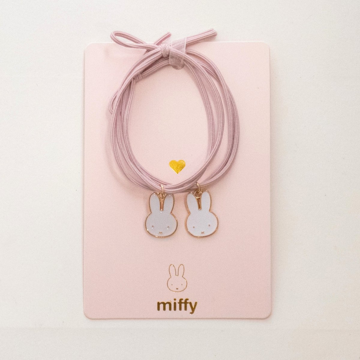 Duo af elastisk hår I armbånd til at dele Miffy