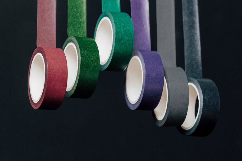 fascio di washi tape colorato