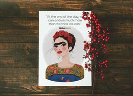 Frida Kahlo 2 - Cytaty Art Print (A4)