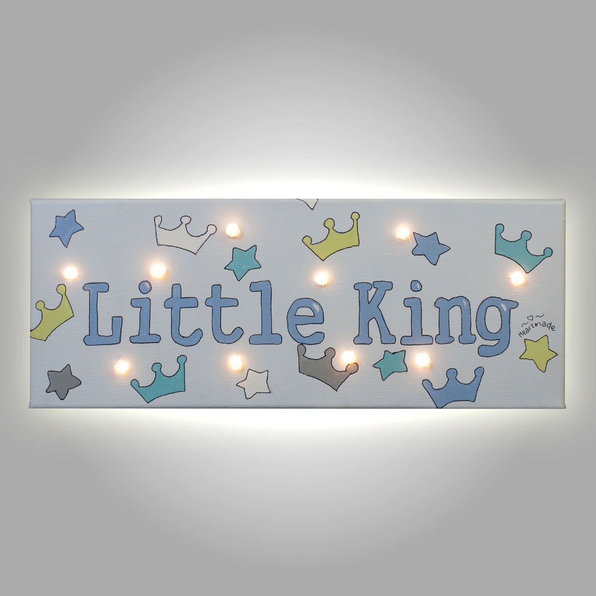 Lienzo Ligero Led Little King