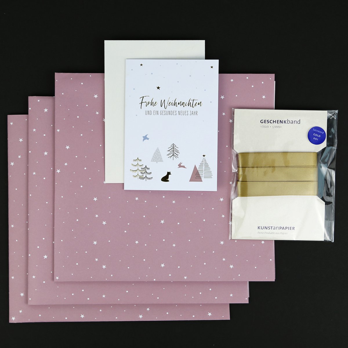 Geschenkpapier Sterne Alma