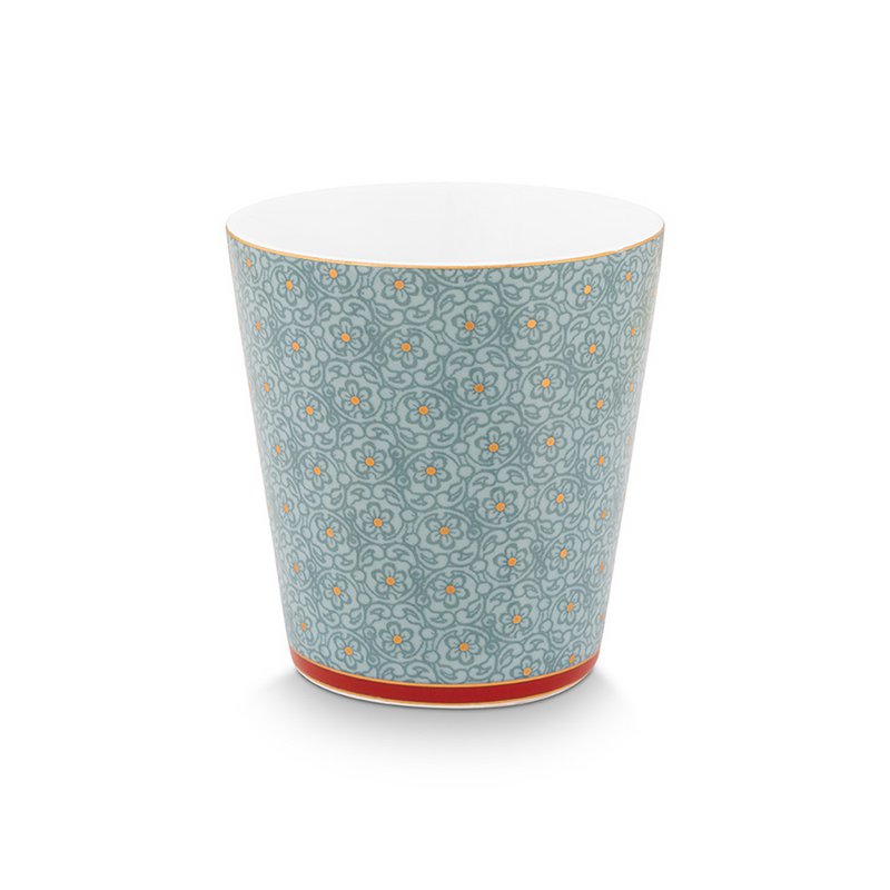 Giftset Mugs without Ear Oriental Flower Festival Blue 230ml