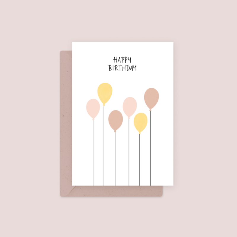 Eco Greeting Card — Birthday Celebration