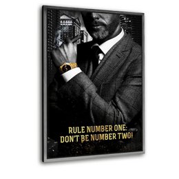 DON'T BE NUMBER TWO! - Alu-Dibond-Bild
