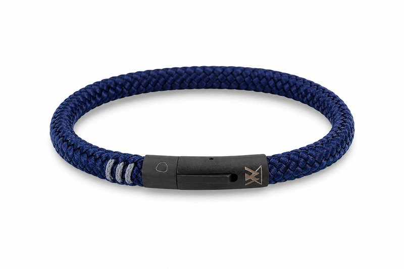 Seilarmband 6mm - Ruyter-Kollektion | Ausgabe schwarz
