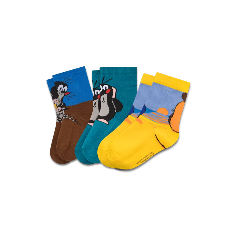 koaa – Mouse and Mole – Socks 3-pack