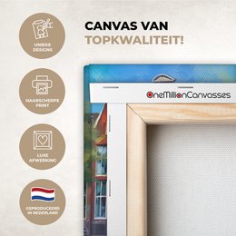 Canvas Painting - Wall Decoration Amsterdam - Oil - Grease - Painting - Art - Wall Decoration Living Room - Bedroom Decoration - Room Accessories - Canvas Paintings
