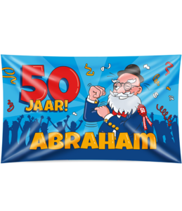 XXL Fassadenfahne - Zeichentrick Abraham