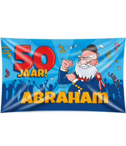 XXL Fassadenfahne - Zeichentrick Abraham