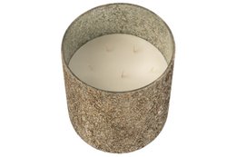 Candela profumata J-Line Luxuria - Cookie Crunch - vetro - bronzo - XL - 120U