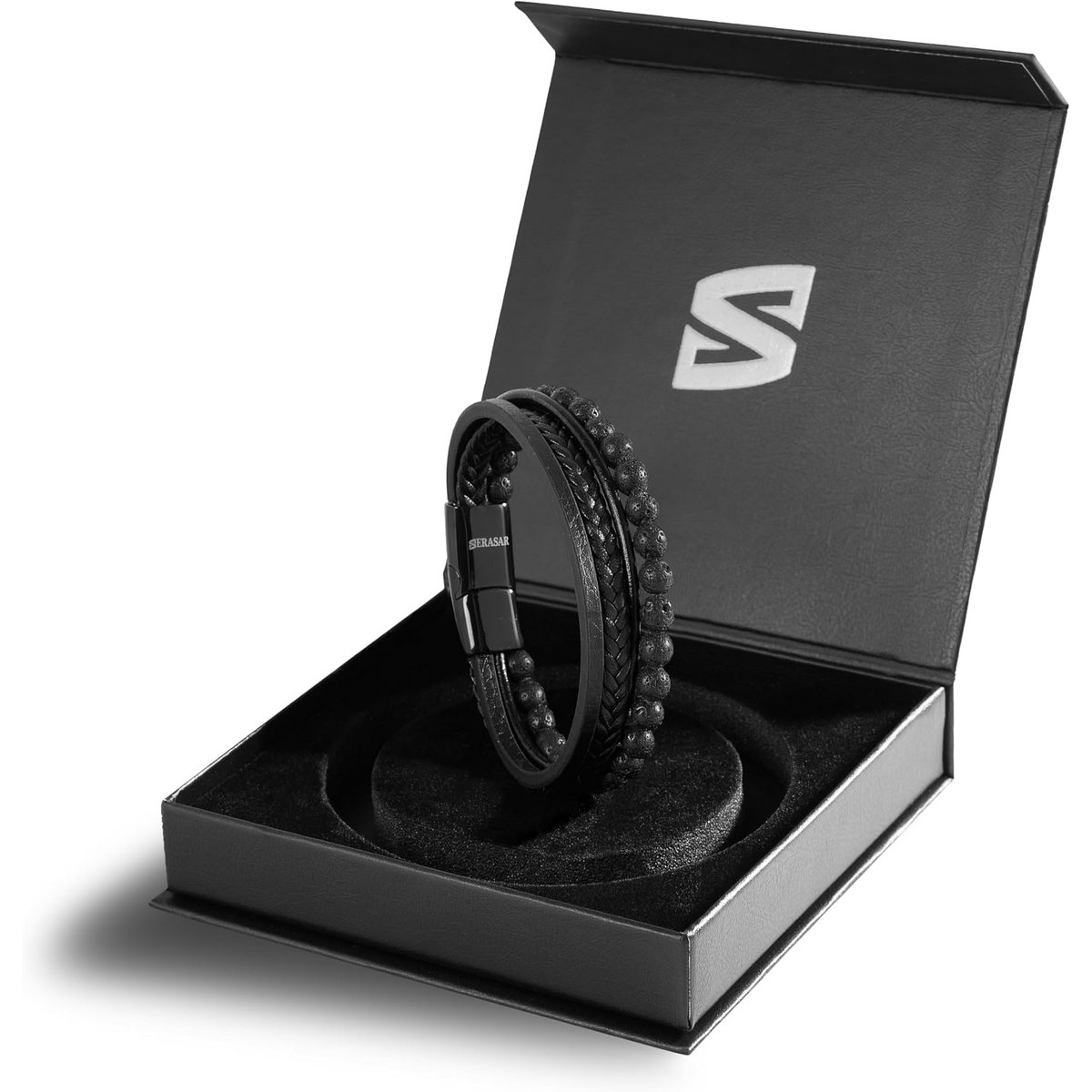 Lederarmband "Stone"