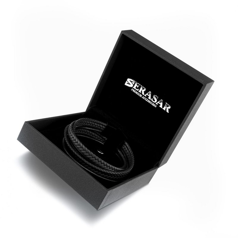 Leather bracelet "Wrap"