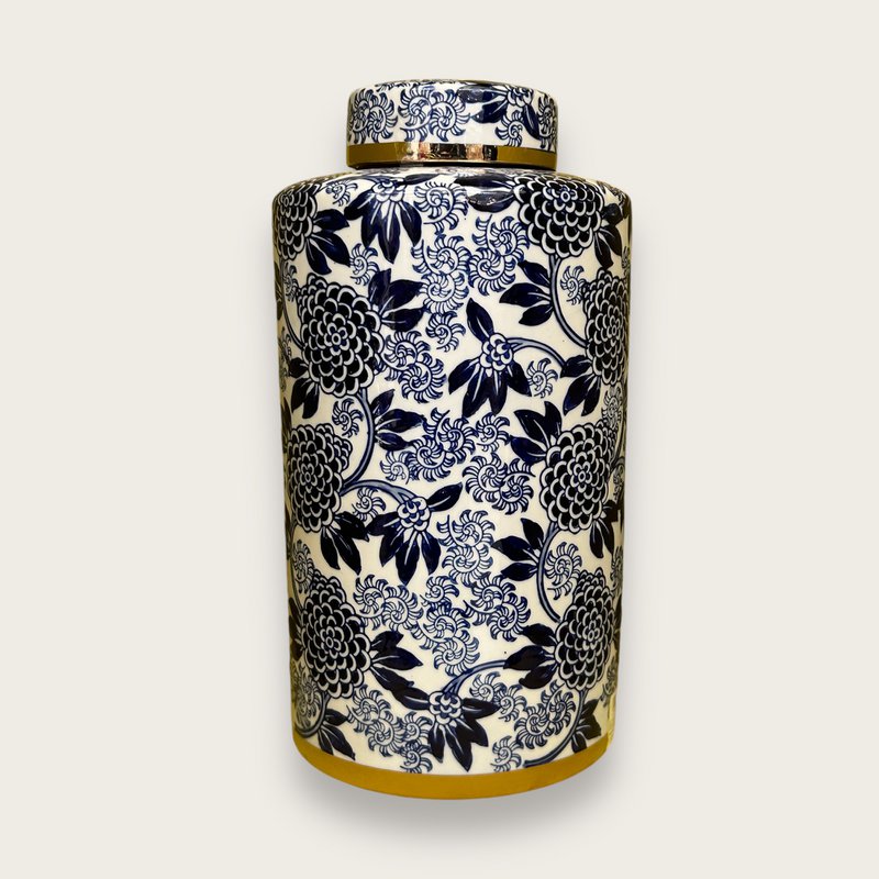 Blue and White  Porcelain Flower Vase (For Kitchen Home)
