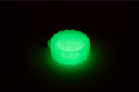 PartyCap universal festival cap | glow-in-dark green