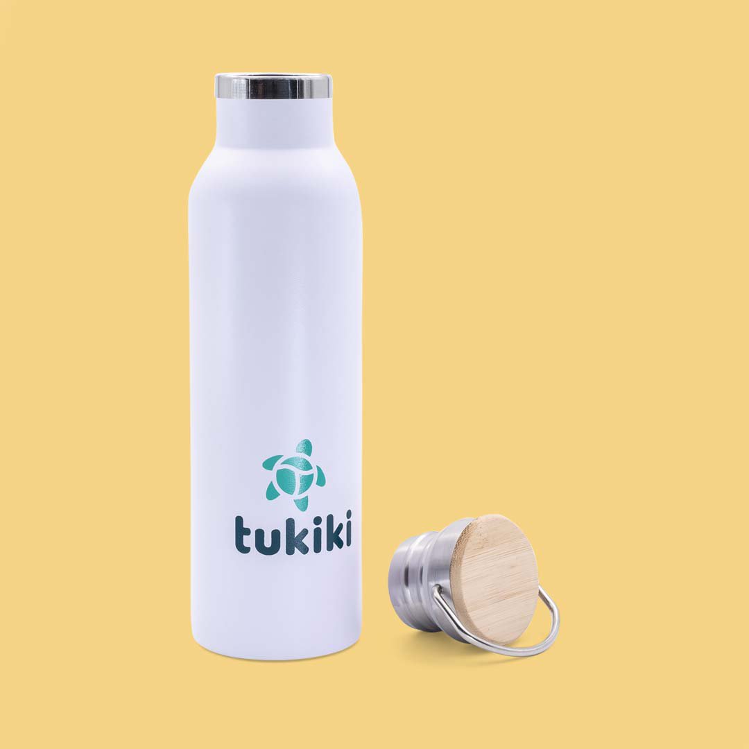 tukikis hvide flaske