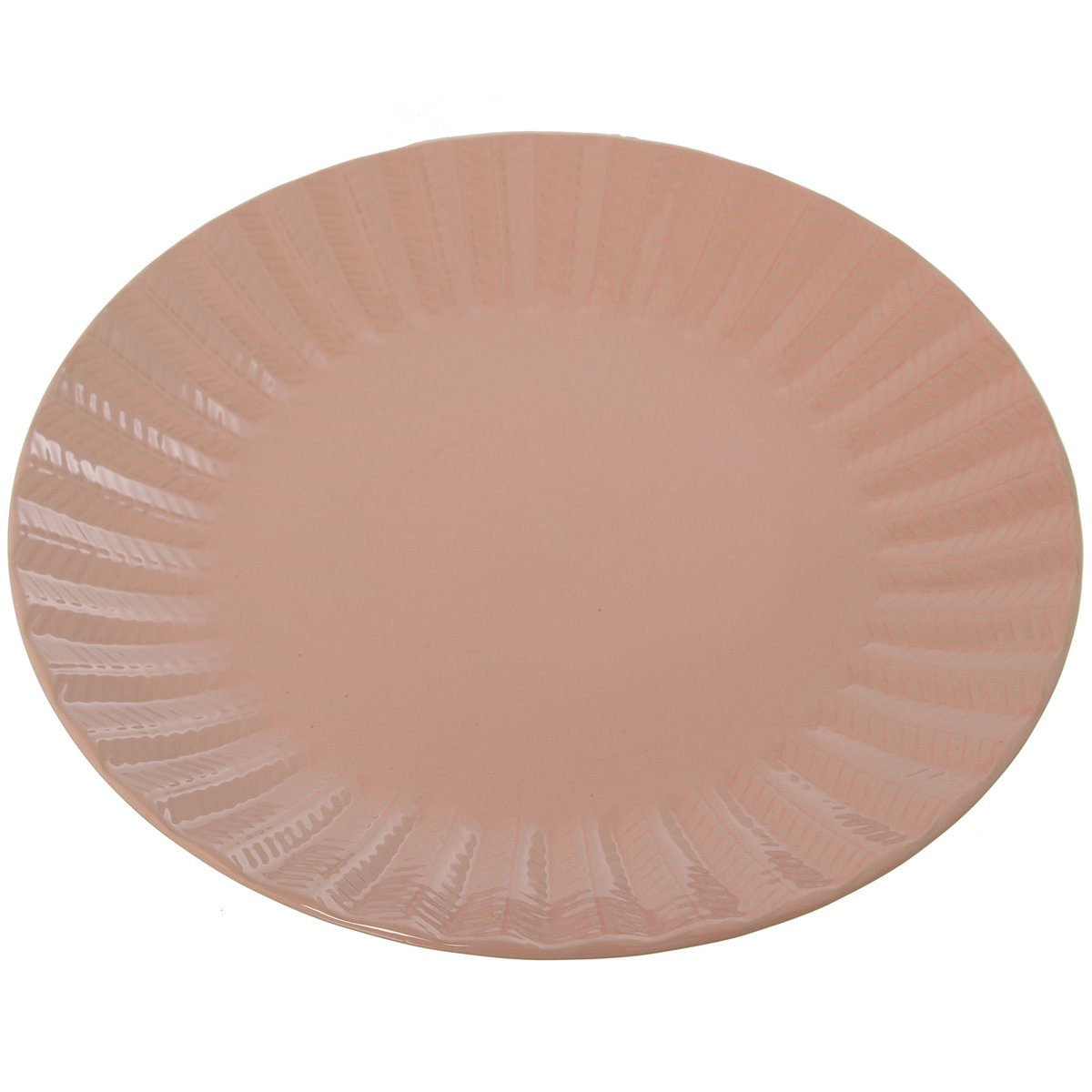 ASSIETTE CÉRAMIQUE ROSE °27X2.8CM CU7320