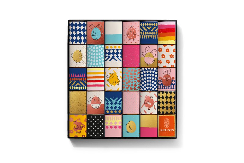 "Adult Easter" set - 72% dark chocolate or milk 35%